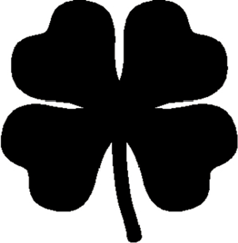 Four Leaf Clover Decal