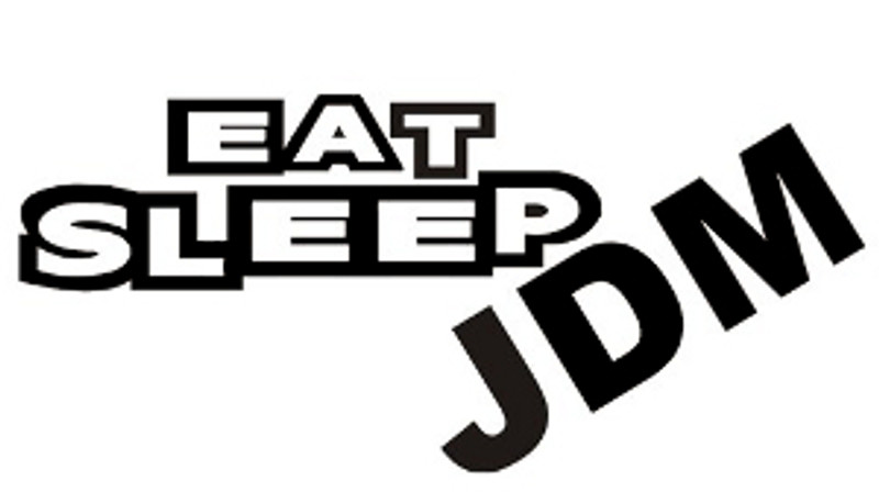 Eat Sleep JDM Decal