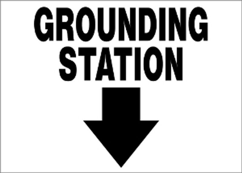 Grounding Station w/ Arrow Sign