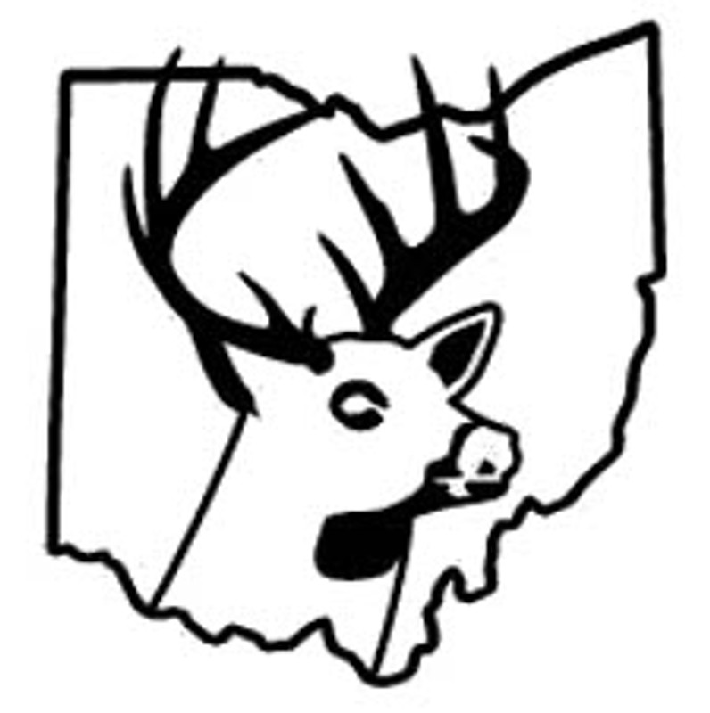 Ohio State Deer Decal