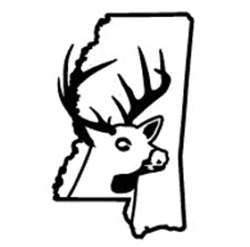 Mississippi State Deer Decal
