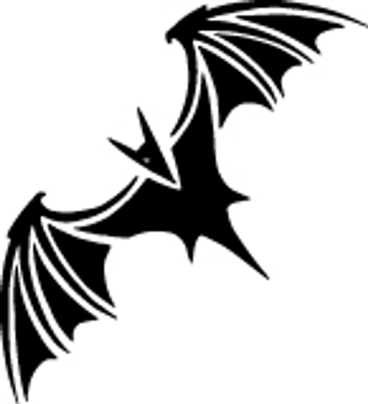 Flying Bat Decal