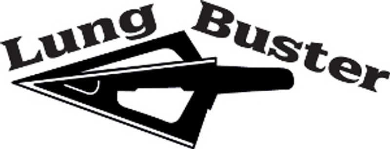 Bowhunting Lung Buster Arrowhead Decal