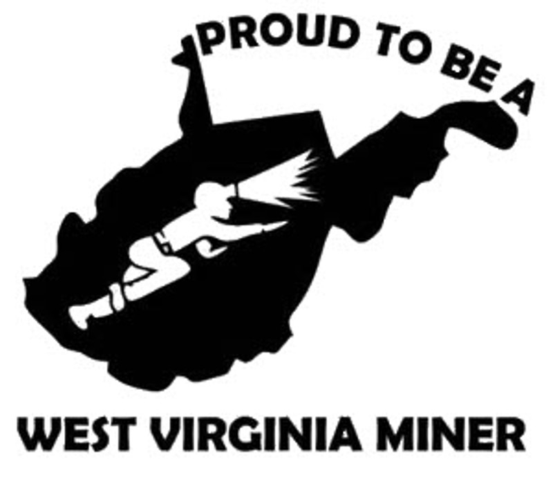 Proud West Virginia Miner Decal