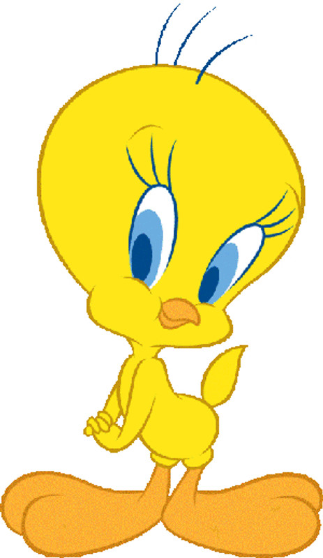 Tweety Bird Color Sticker