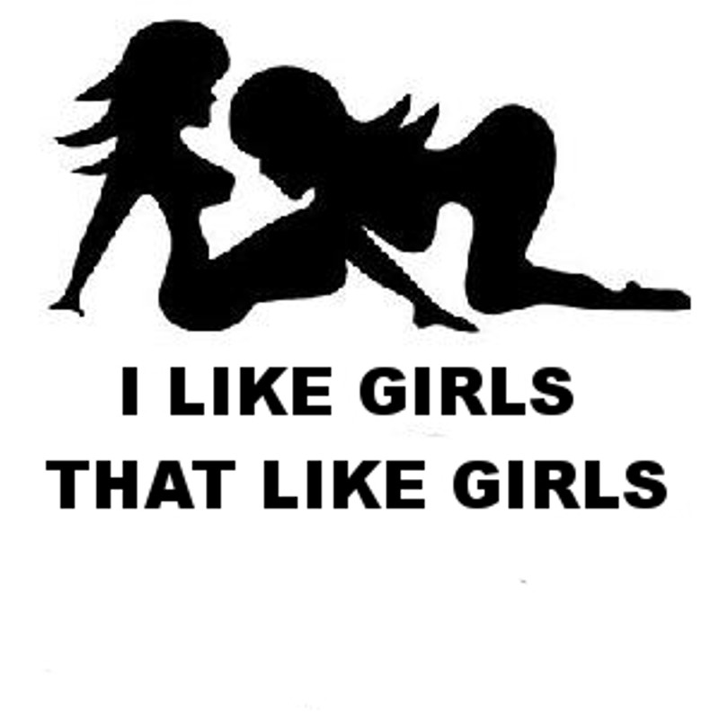 I Like Girls That Like Girls Decal