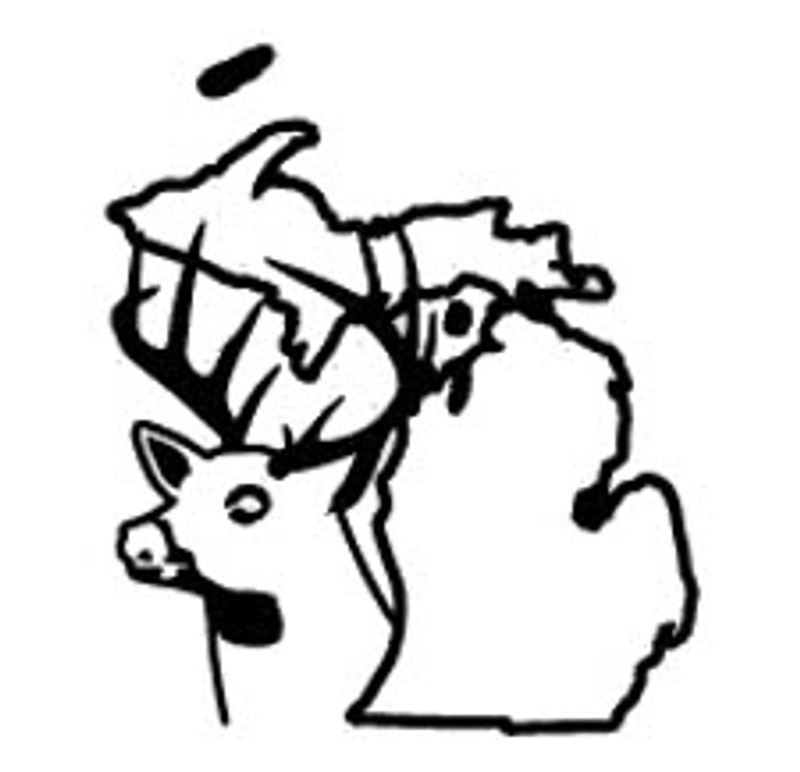 Michigan State Deer Decal