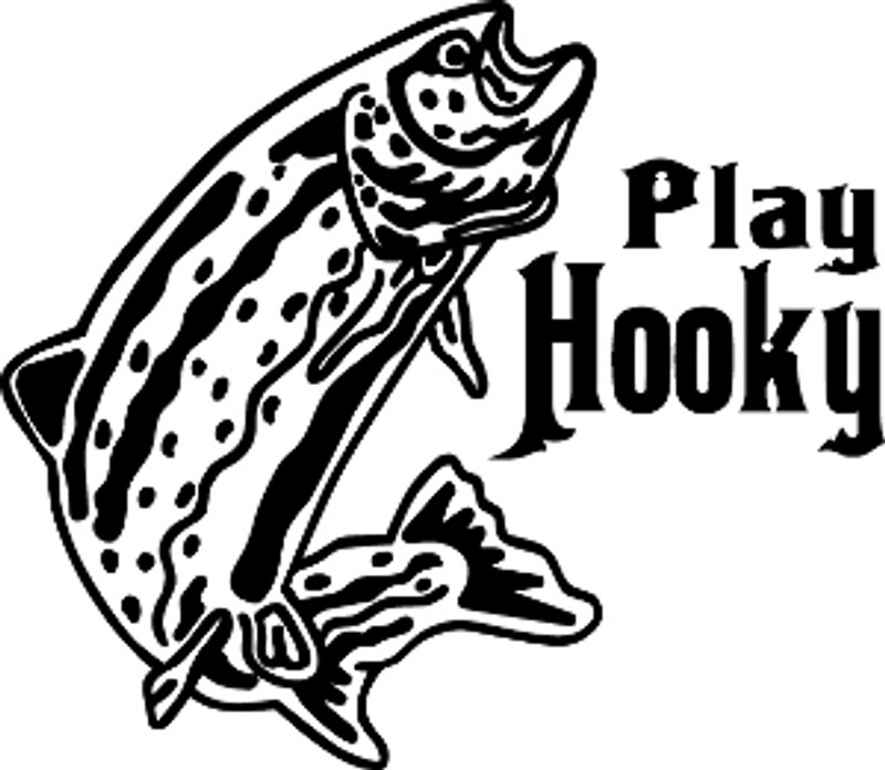 Play Hooky Fishing Decal