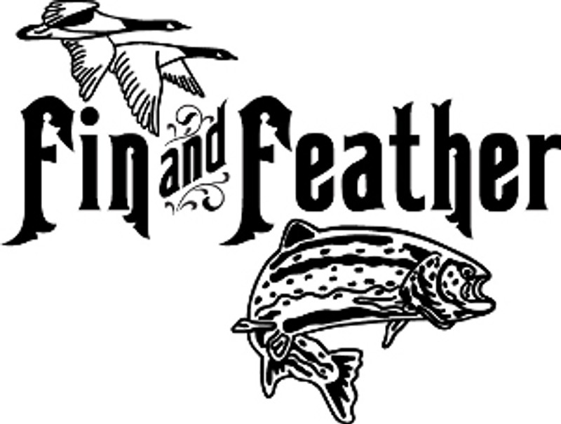 Fin And Feather Fishing Decal