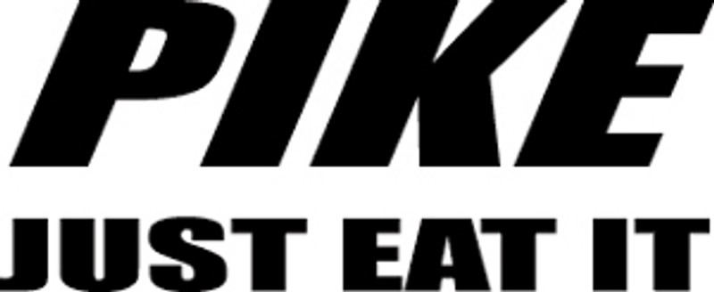 Pike Just Eat It Fishing Decal