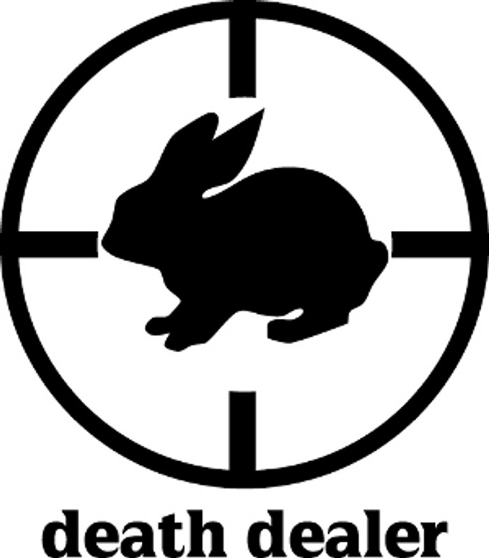 Death Dealer Rabbit Hunting Decal