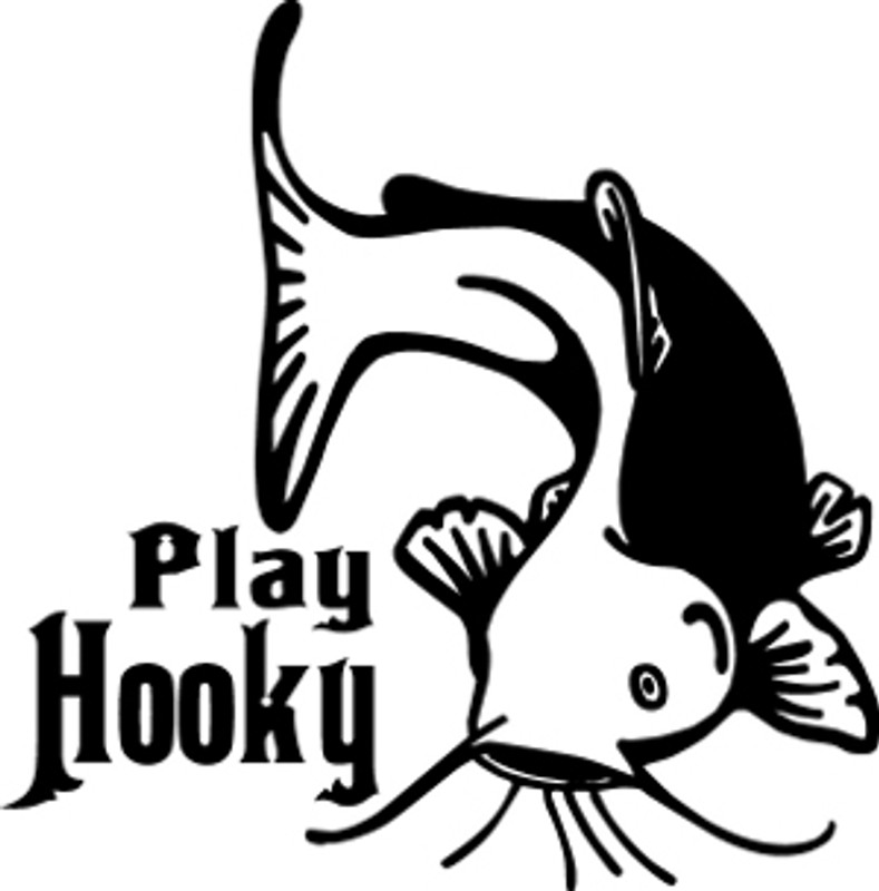 Play Hooky Fishing Decal