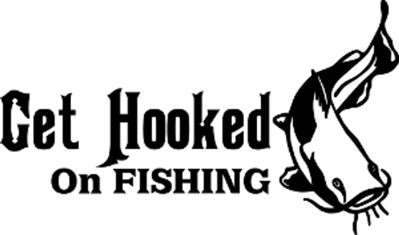 Get Hooked On Fishing Decal