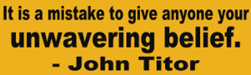 John Titor Belief Bumper Sticker