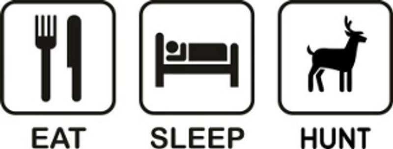 Eat Sleep Hunt Decal #3