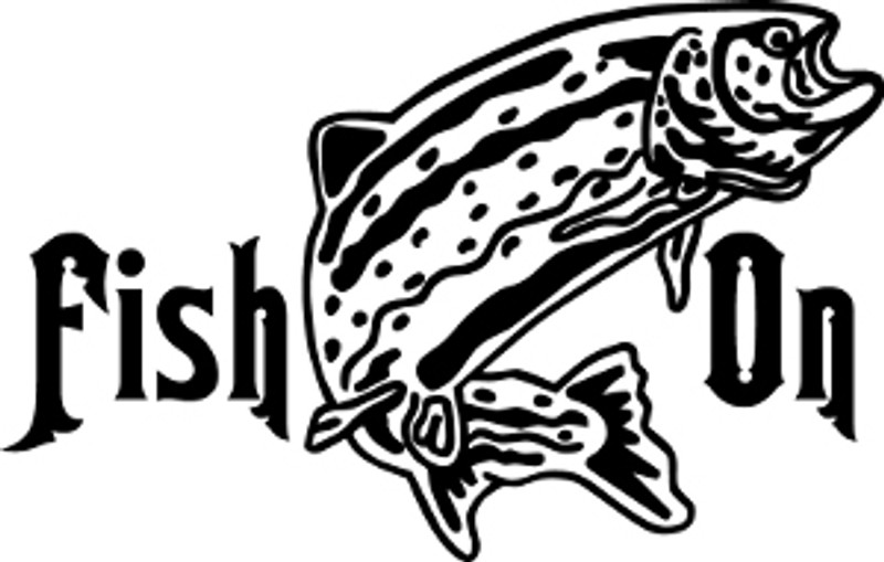 Fish On Decal #2
