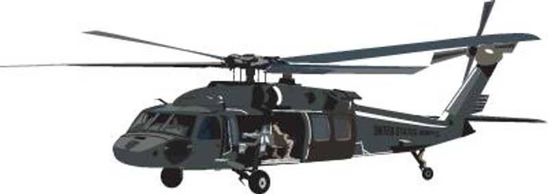 UH-60 Blackhawk Helicopter (Color)