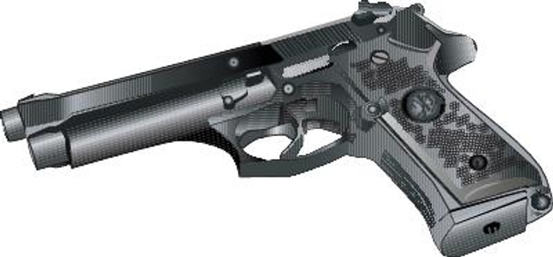 Beretta M9 9mm Pistol (Color)