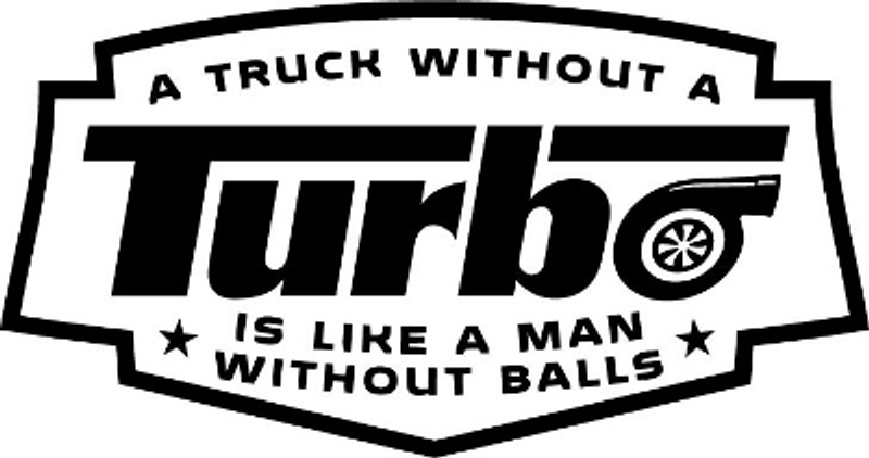 A Truck Without Turbo Decal