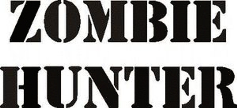 Zombie Hunter Decal (Text)