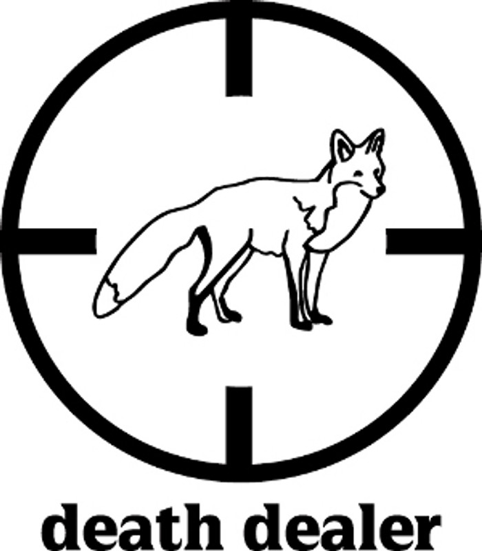 Death Dealer Fox Hunting Decal #1