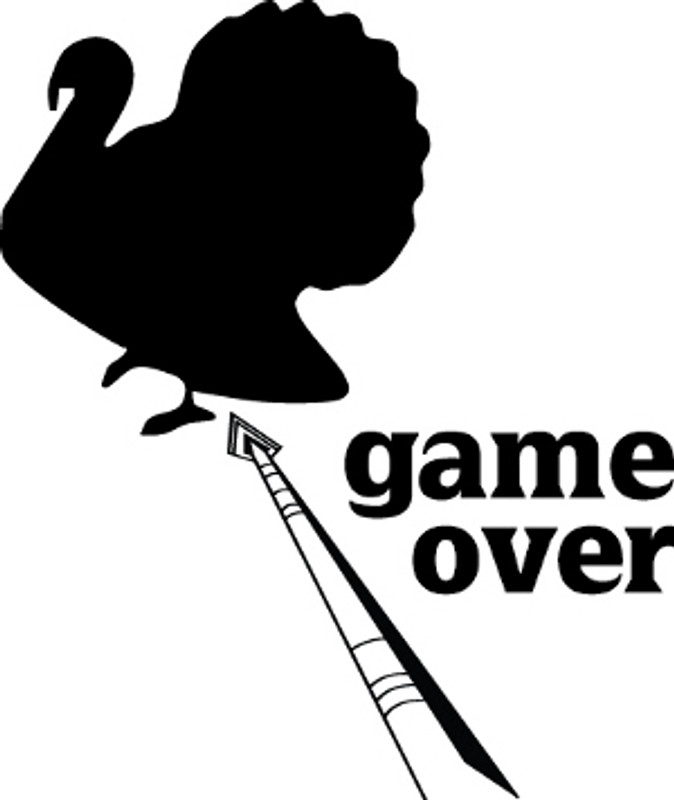 Game Over Turkey Bowhunting Decal