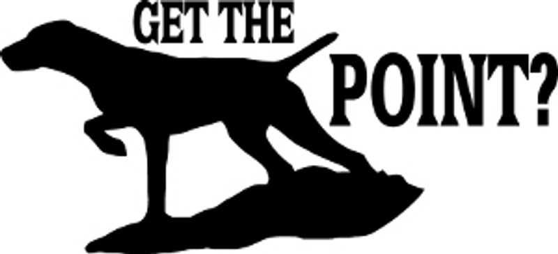 Get The Point Decal