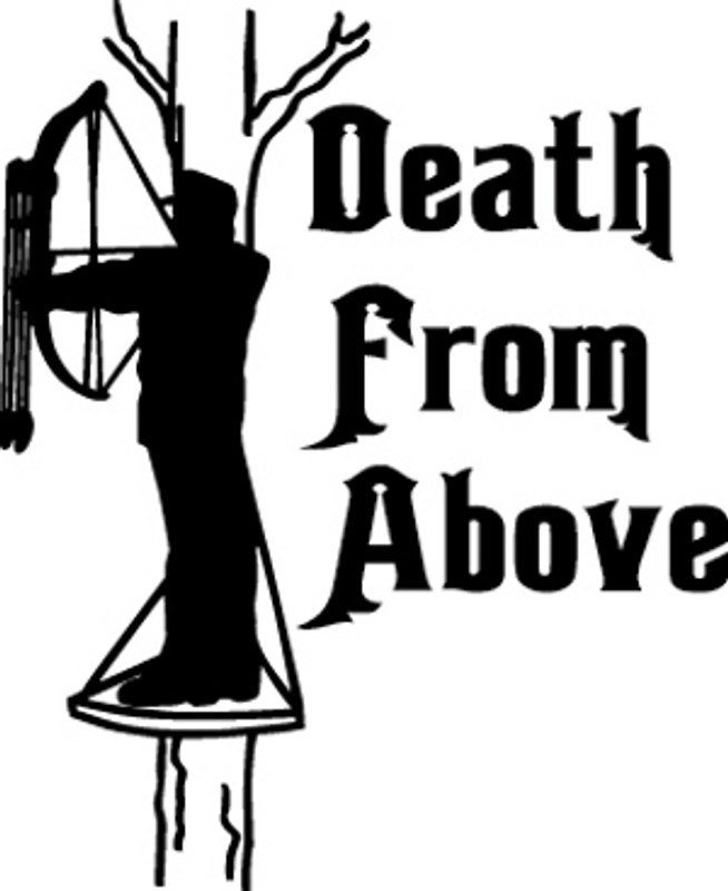 Death From Above Bowhunter Decal