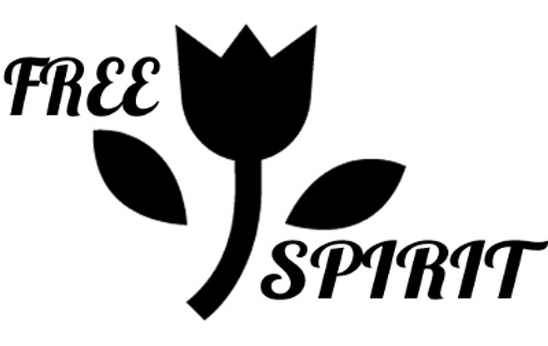 Free Spirit Flower Decal