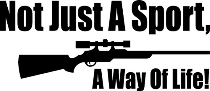 Not Just A Sport, A Way Of Life Decal