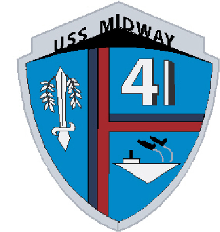 US Navy USS Midway CV 41