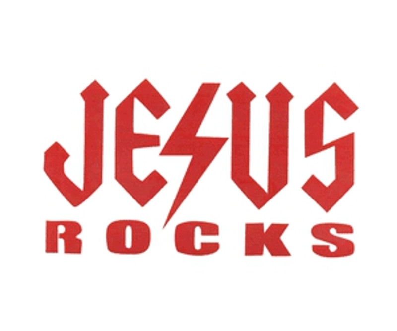 "Jesus Rocks" Bumper Sticker