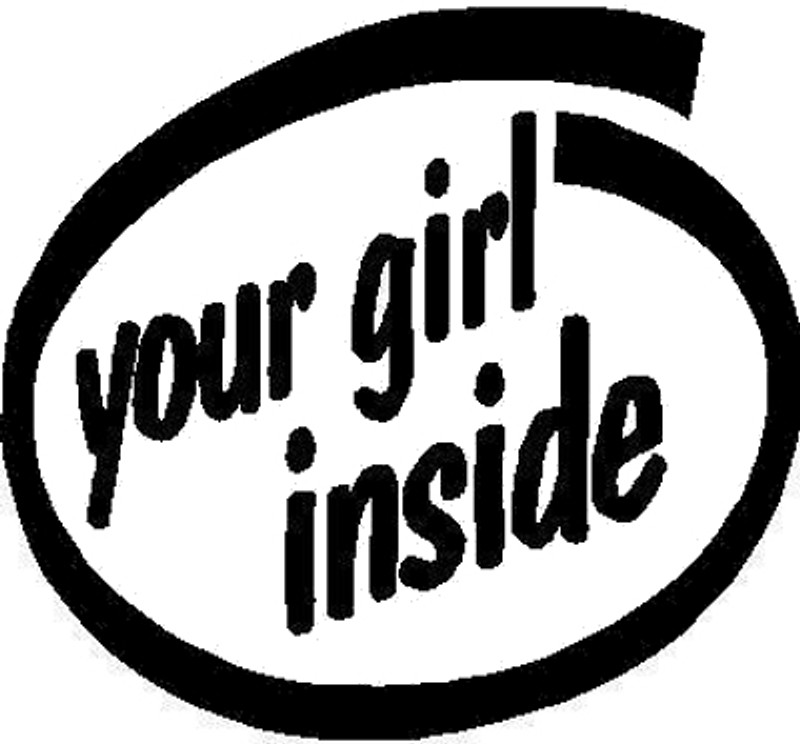 Your Girl Inside Decal