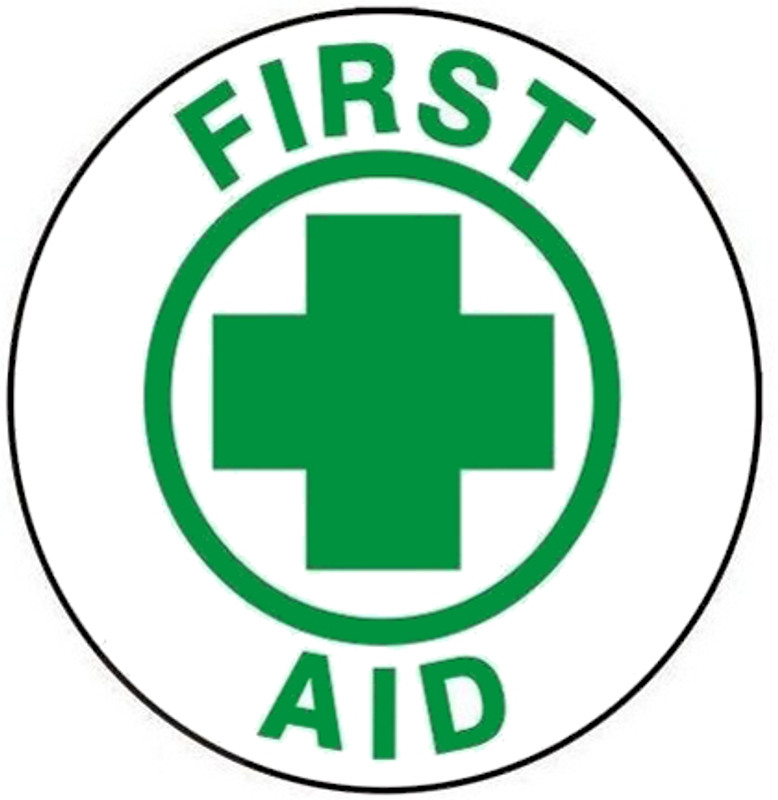 First Aid Sticker