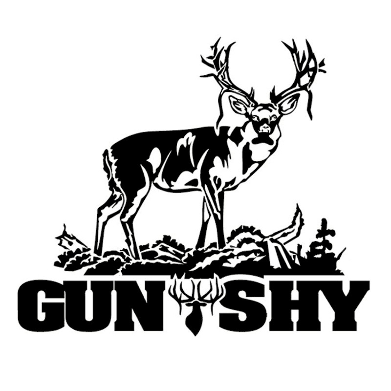 Buck Gun Shy Hunting Decal