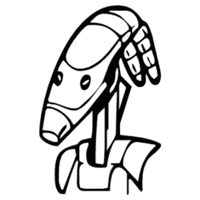 Star Wars Battle Droid Decal