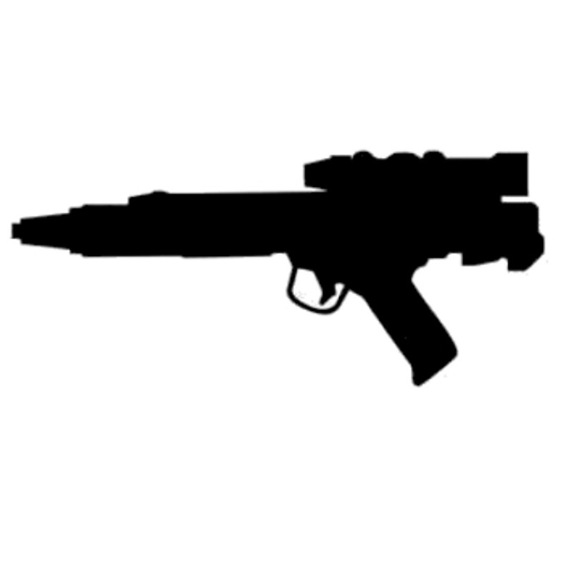 Star Wars Blaster Decal