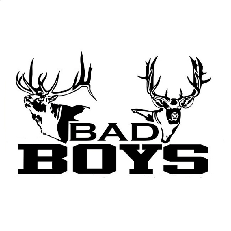 Bad Boys Buck Hunting Decal