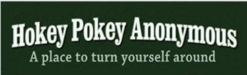 "Hokey Pokey Anonymous" Bumper Sticker