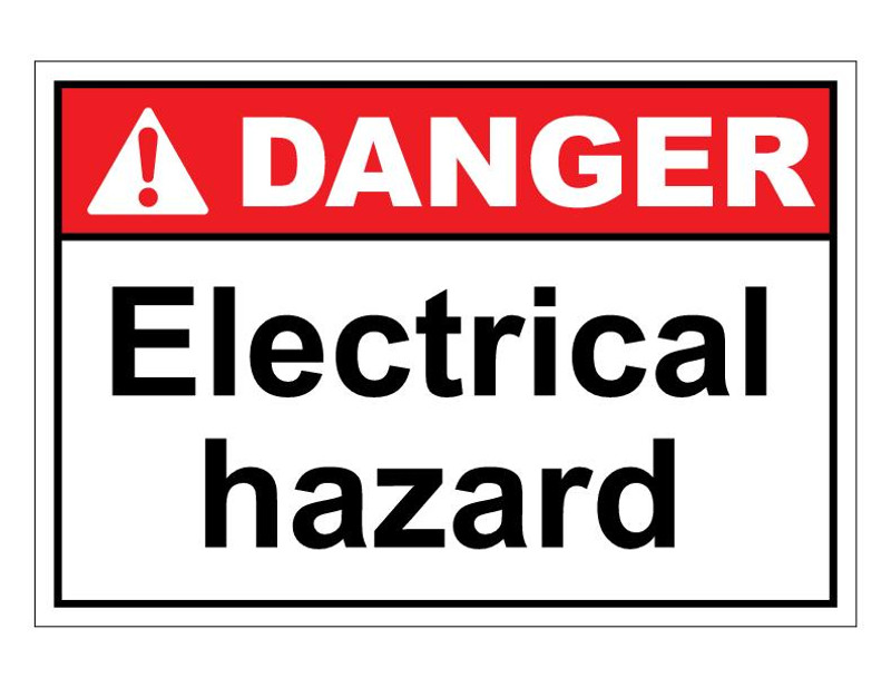 ANSI Danger Electrical Hazard
