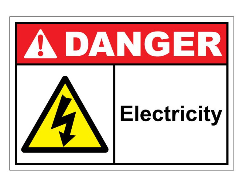 ANSI Danger Electricity