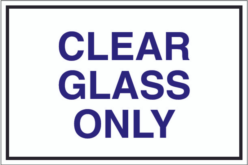 Clear Glass Only