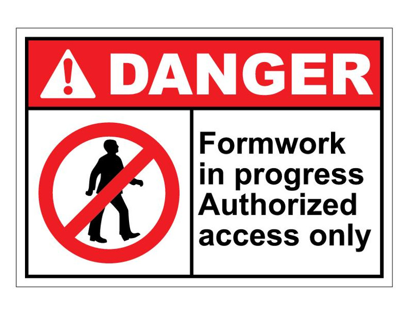 ANSI Danger Framework In Progress Authorized Access Only