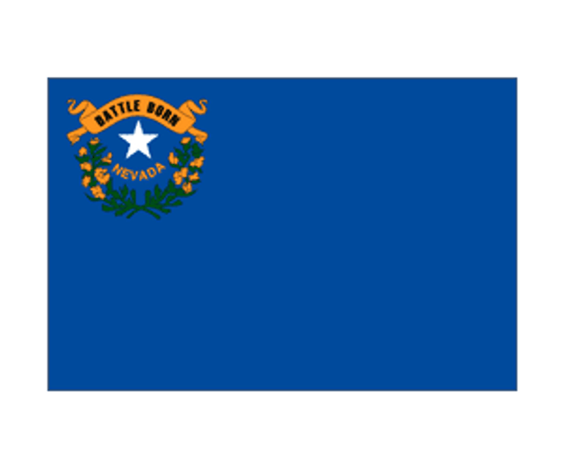 Nevada State Flag Decal