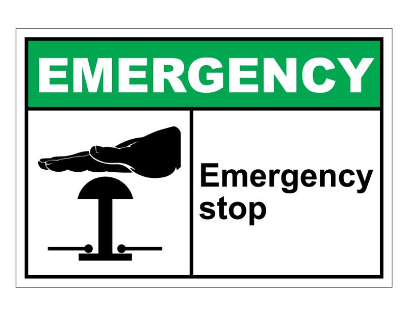 ANSI Emergency Stop