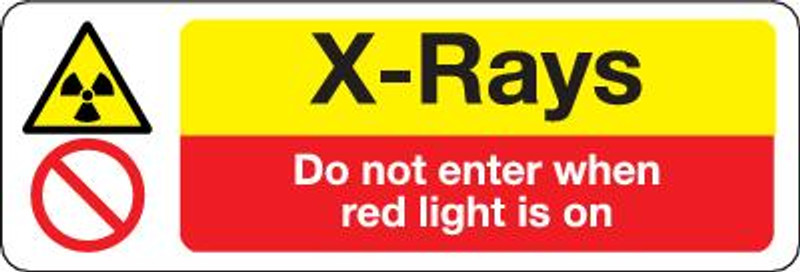 X-Rays Do Not Enter When Red Light Is On