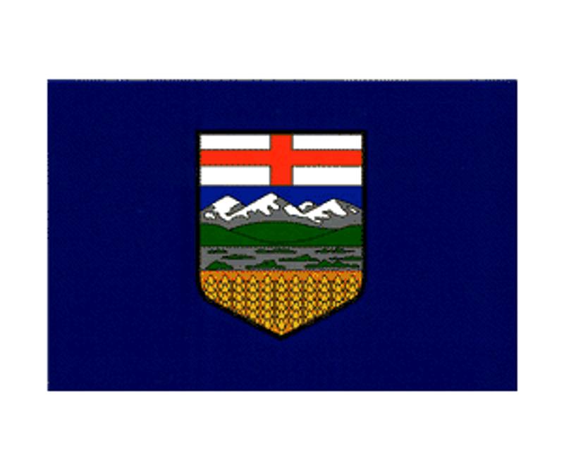 Alberta Flag Decal