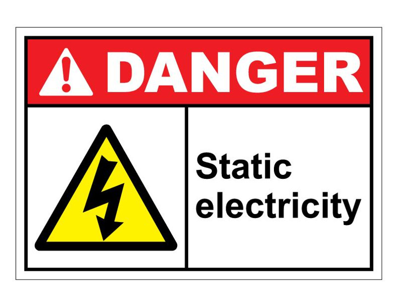 ANSI Danger Static Electricity