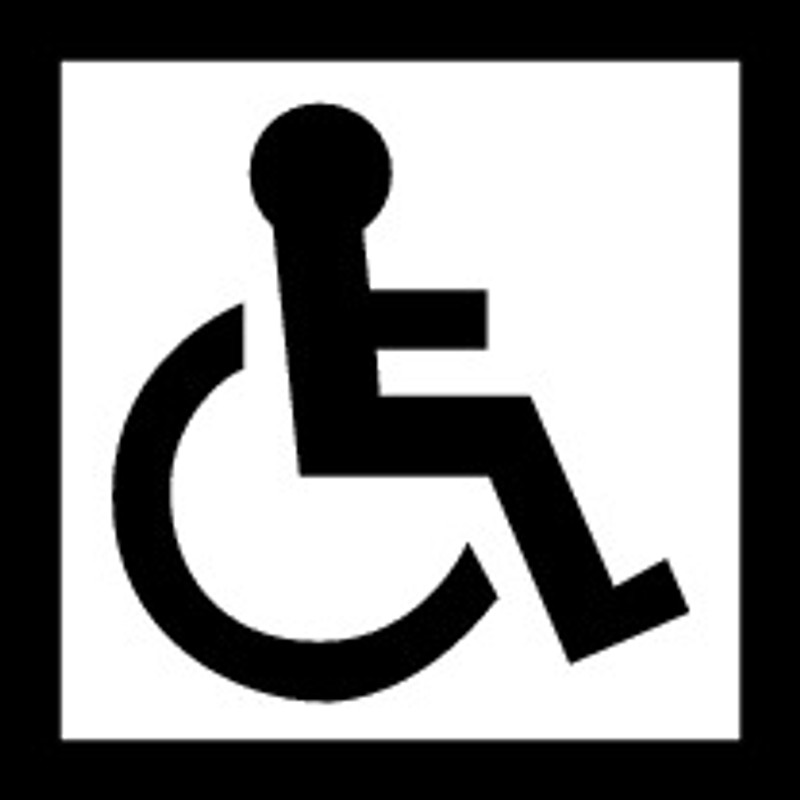 Disabled Symbol (Black and White)