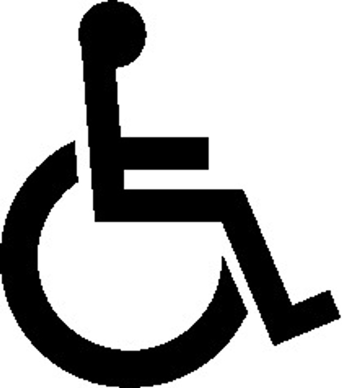 Disabled Symbol (Black and White)
